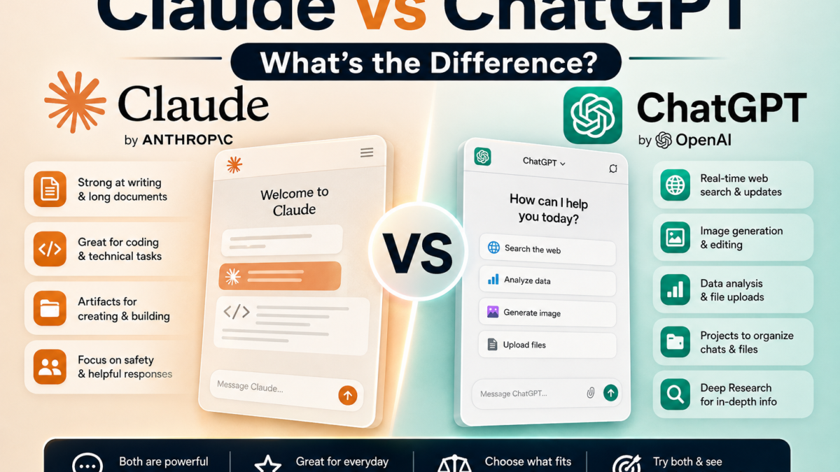 Claude vs ChatGPT: What’s the Difference?