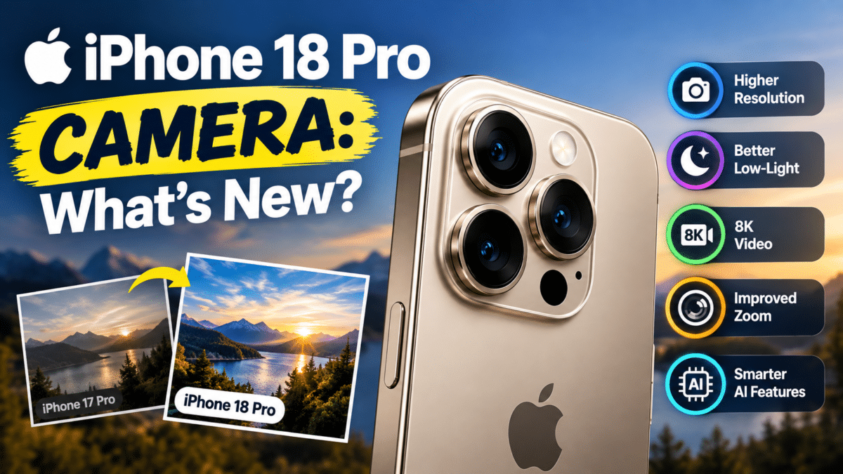iPhone 18 Pro Camera: What's New?