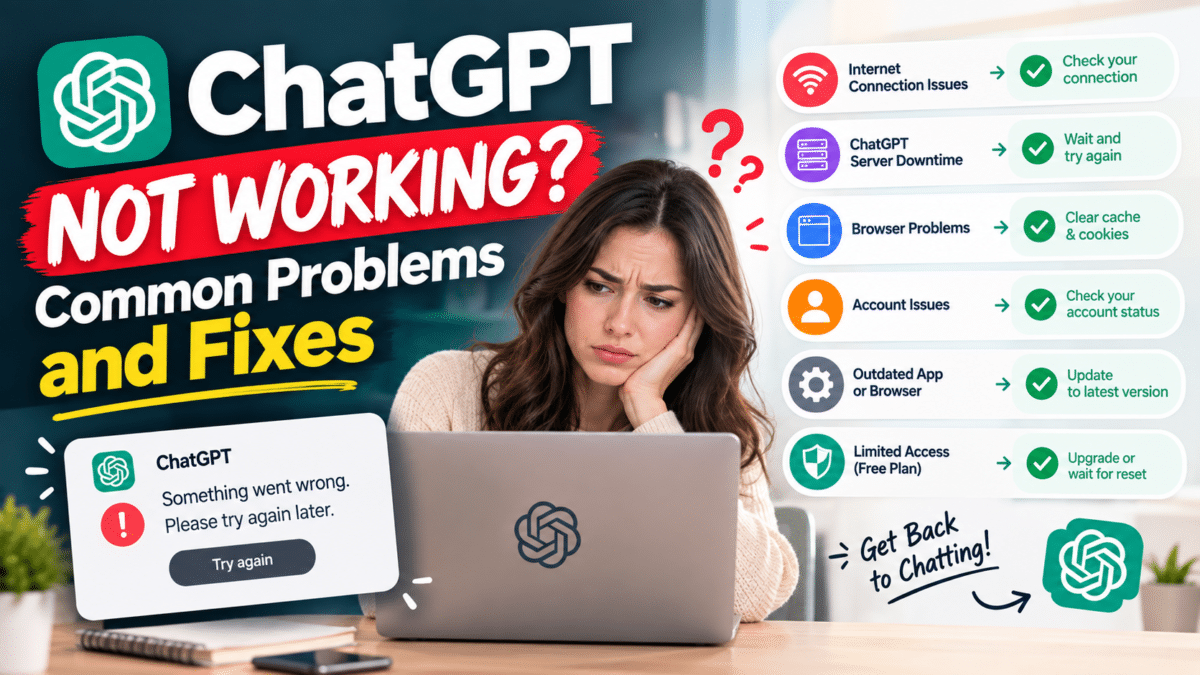 Why Is ChatGPT Not Working? Common Problems and Fixes